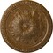 Ekena Millwork Richmond Ceiling Medallion (Fits Canopies up to 2 5/8"), 18"OD x 1 3/8"P, Smokey Topaz Crackle CM18RISTC - alternate 1